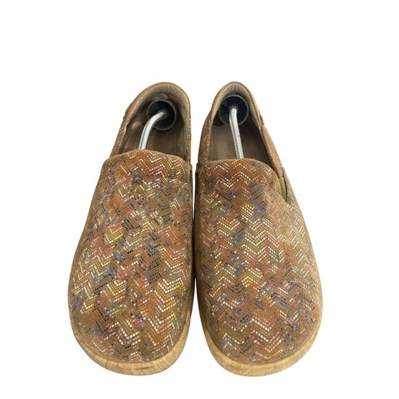 Alegria Keli kel-678 womens Size 44 (12.5-13) Zigzag Pattern Leather Shoes - Picture 2 of 8